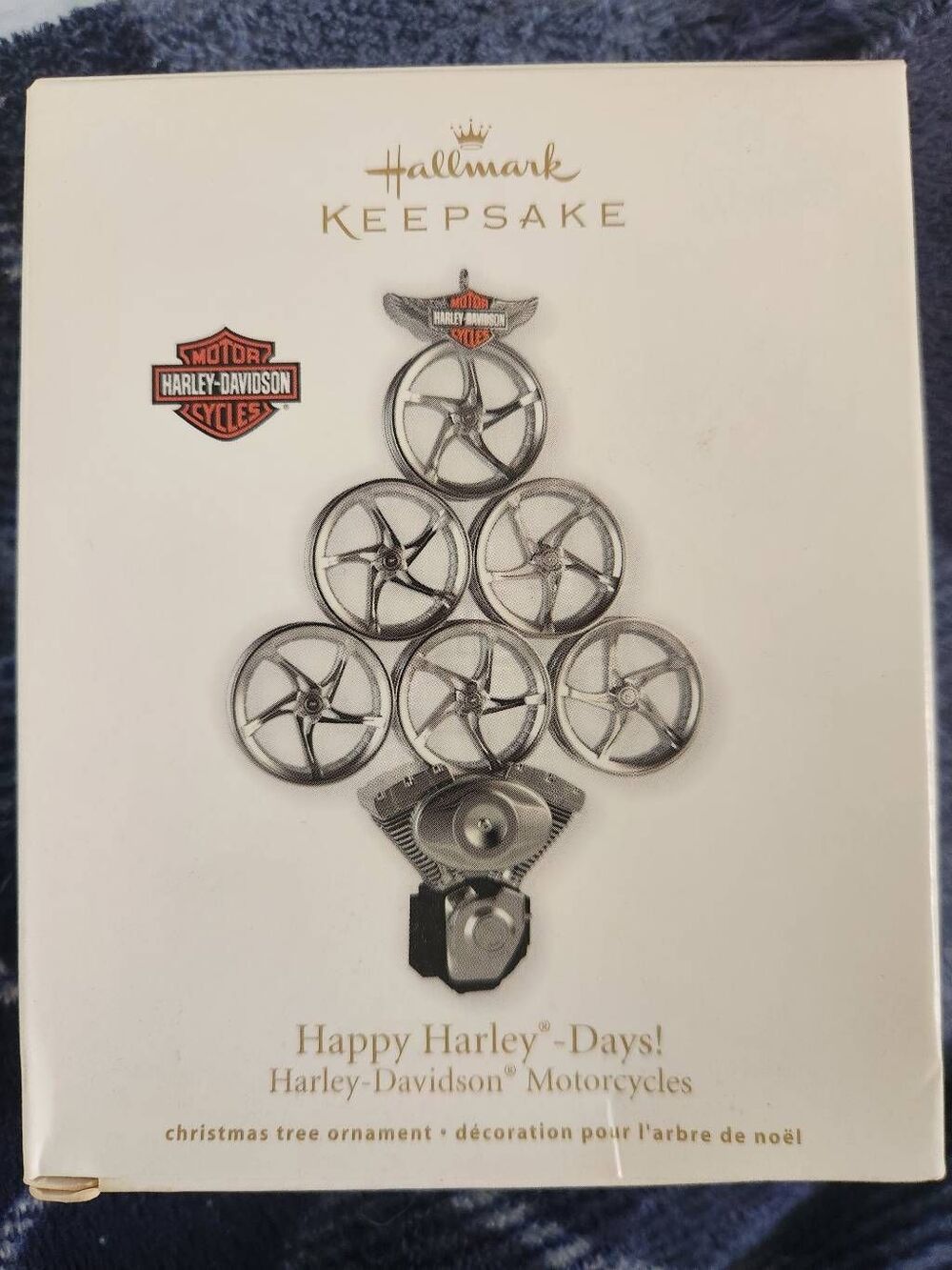 Harley-Davidson Motorcycles Chrome Tree NIB Hallmark Keepsake
